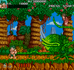 Caveman Ninja (World ver 4) Screenshot 1